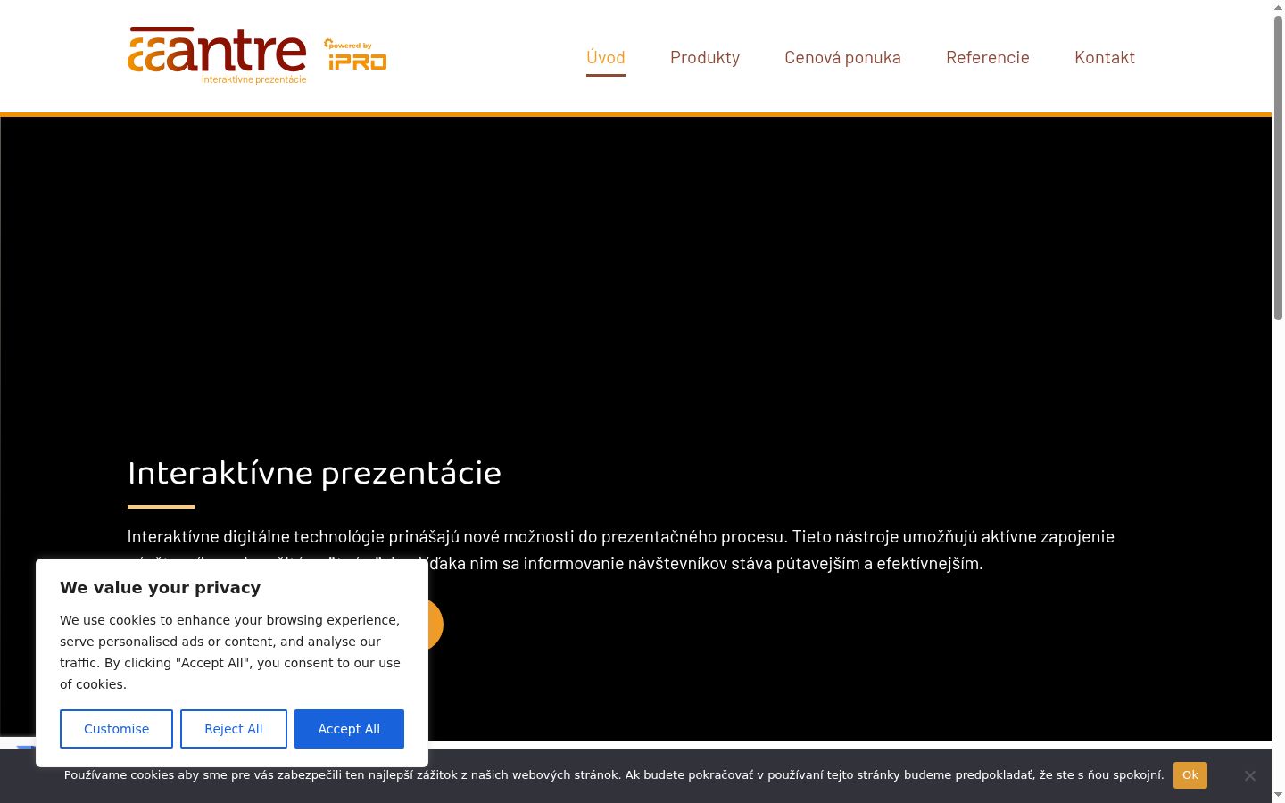 Screenshot van de toestemmingsbanner zoals getoond vóór enige interactie