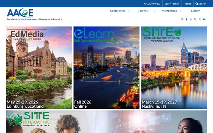 Screenshot of aace.org
