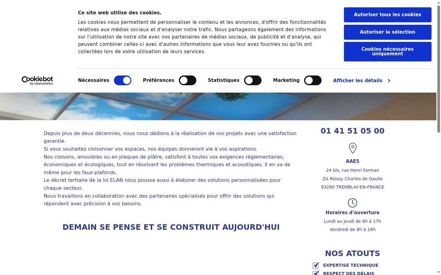 Screenshot des Einwilligungsbanners vor jeglicher Interaktion