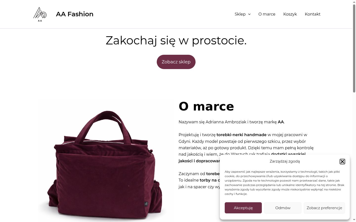 Screenshot tal-banner tal-kunsens muri qabel kwalunkwe interazzjoni
