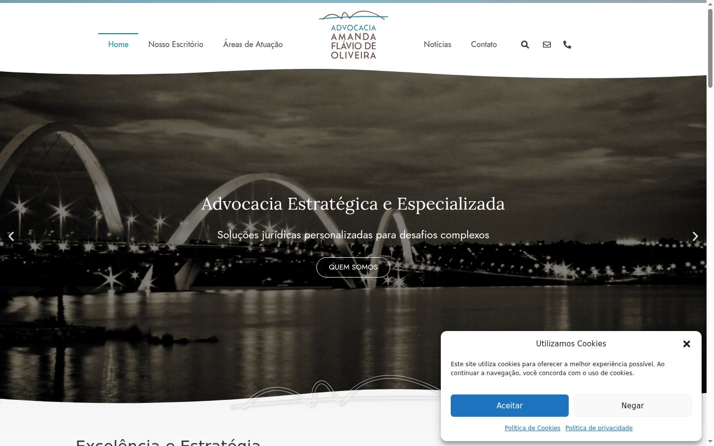 Captura de pantalla del banner de consentimiento mostrado antes de cualquier interacción