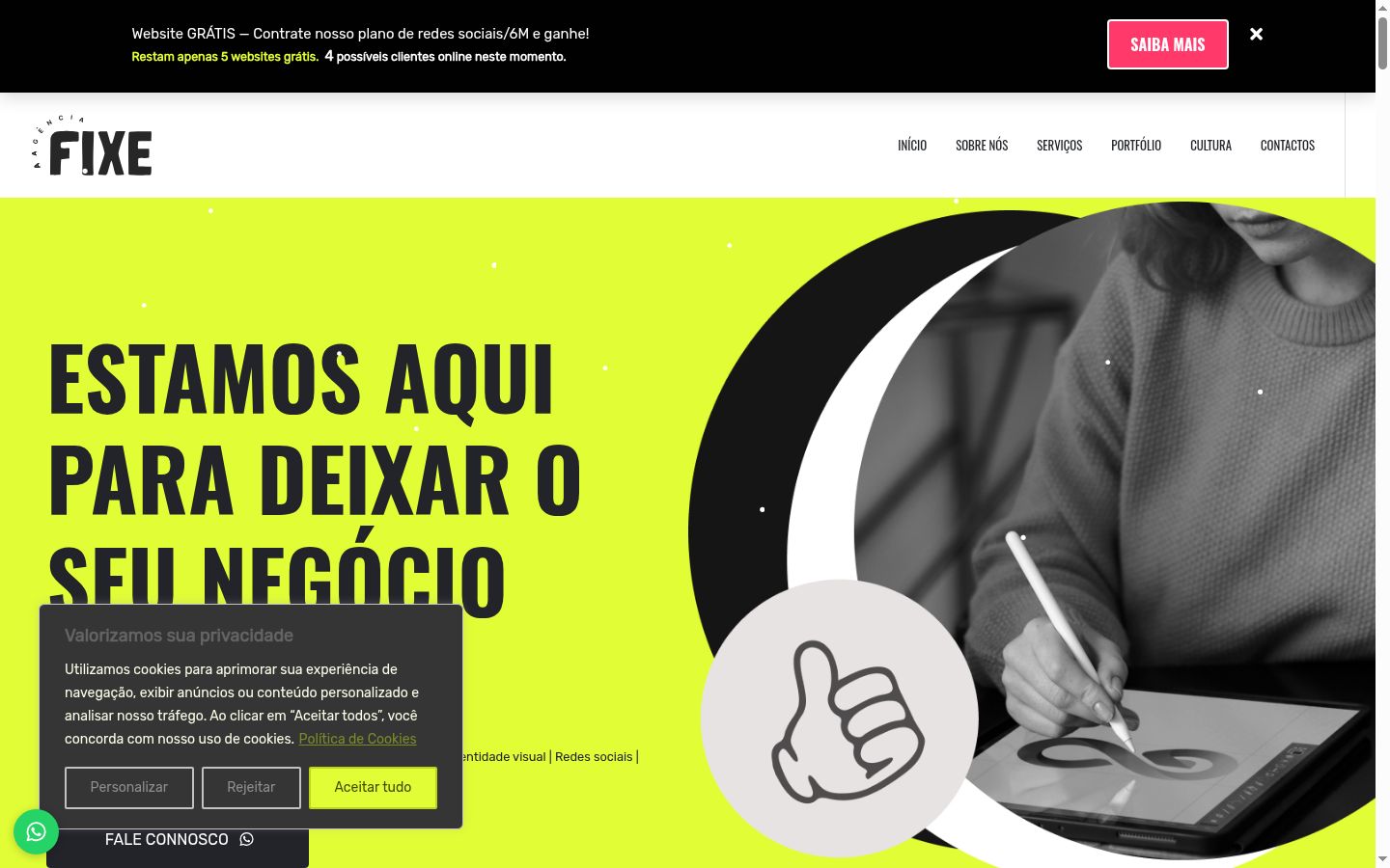 Screenshot tal-banner tal-kunsens muri qabel kwalunkwe interazzjoni