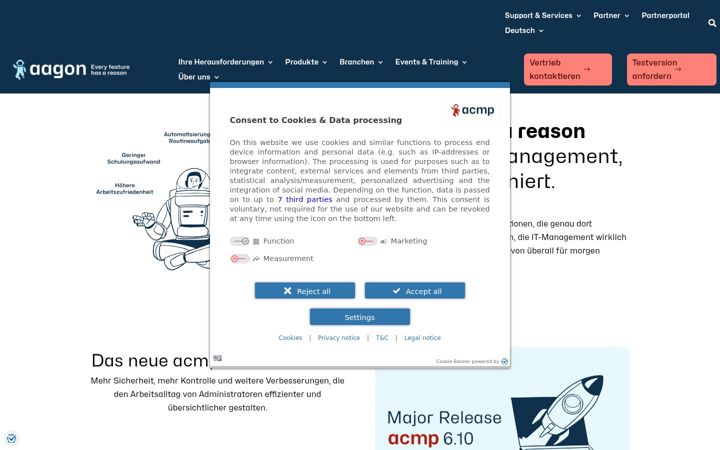 Screenshot of aagon.com