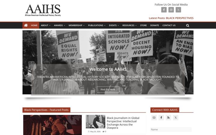 Screenshot of aaihs.org