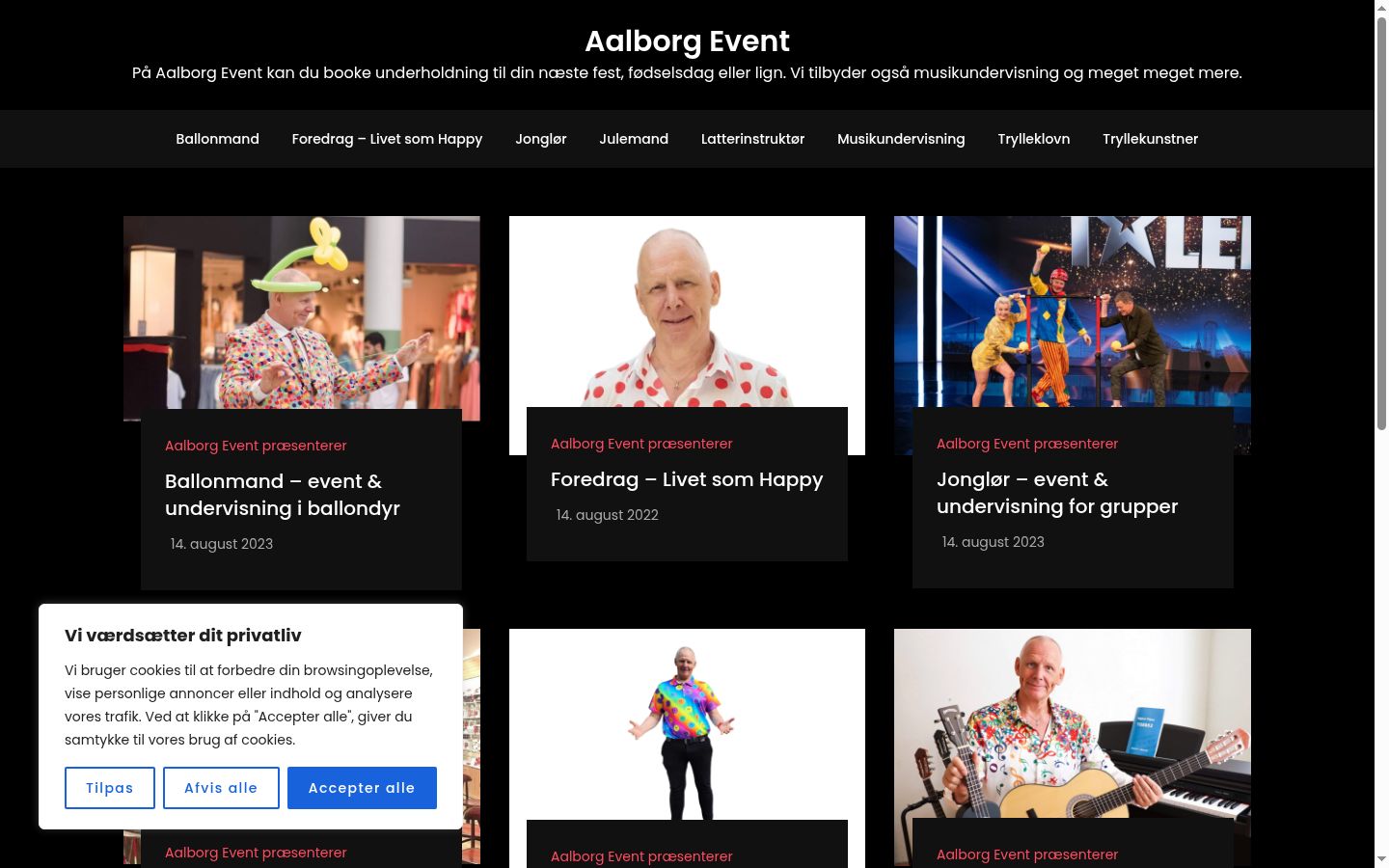 Screenshot του banner συγκατάθεσης που εμφανίστηκε πριν από οποιαδήποτε αλληλεπίδραση