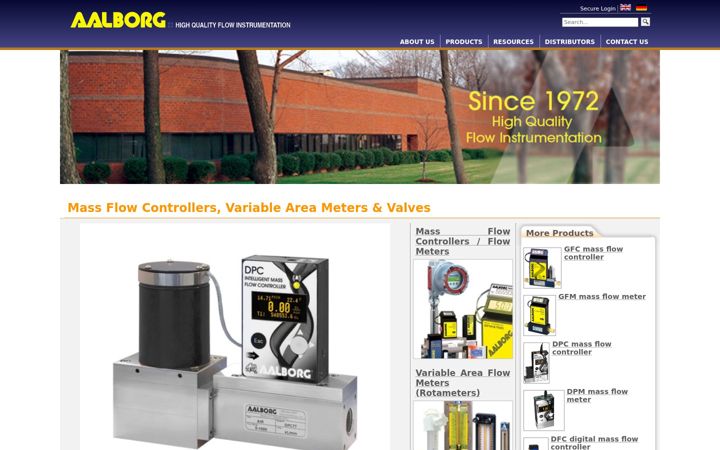 Screenshot of aalborg.com