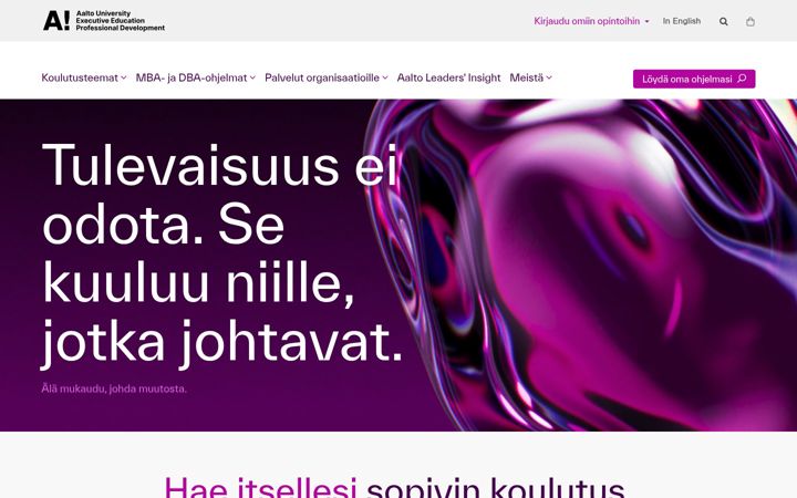 Screenshot di aaltoee.fi