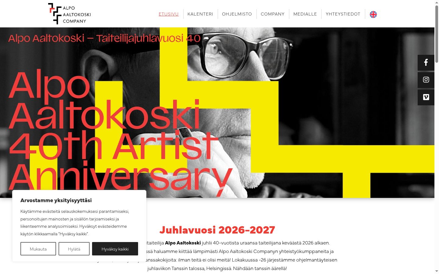 Zrzut ekranu banera zgody wyświetlanego przed jakąkolwiek interakcją