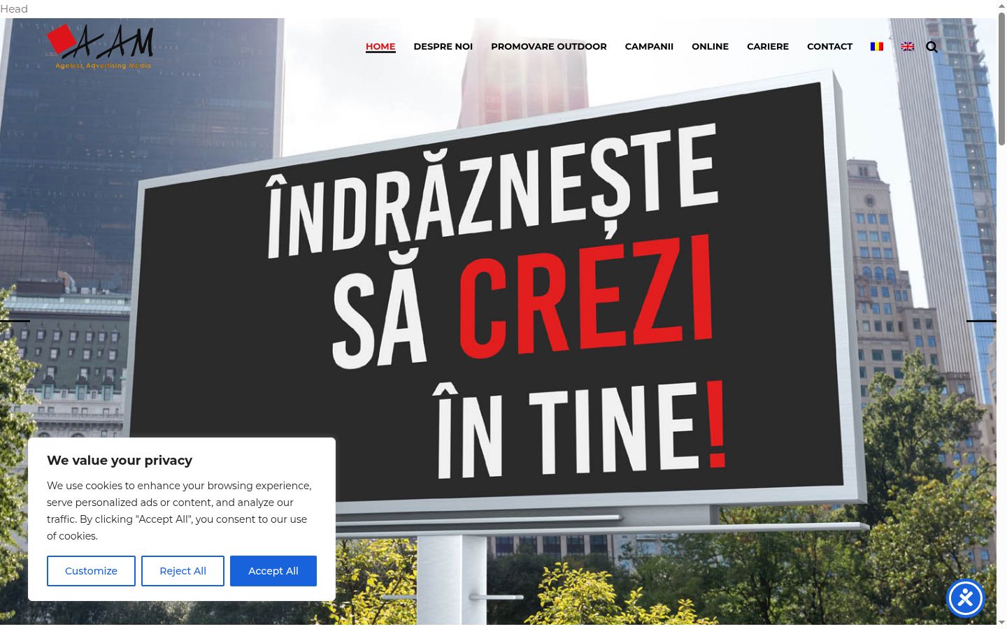 Zrzut ekranu banera zgody wyświetlanego przed jakąkolwiek interakcją
