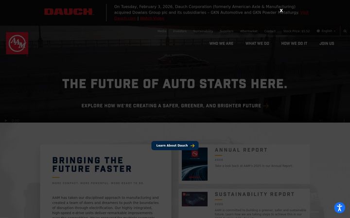 Screenshot of aam.com