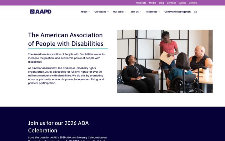 Screenshot of aapd.com