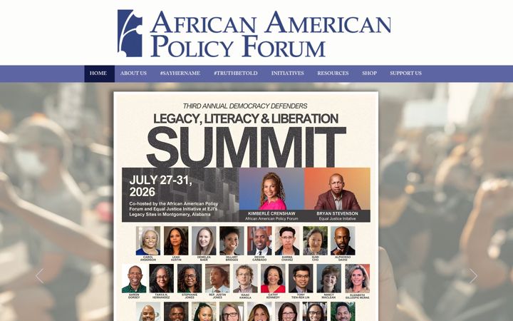 Screenshot of aapf.org