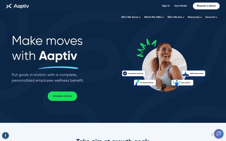 Screenshot of aaptiv.com