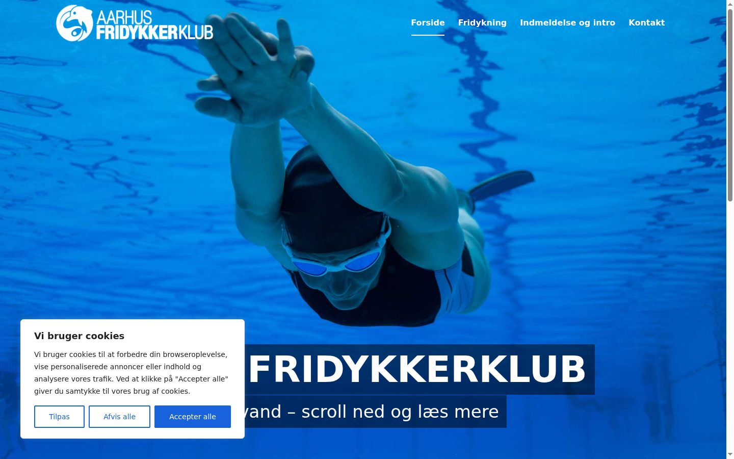 Screenshot des Einwilligungsbanners vor jeglicher Interaktion