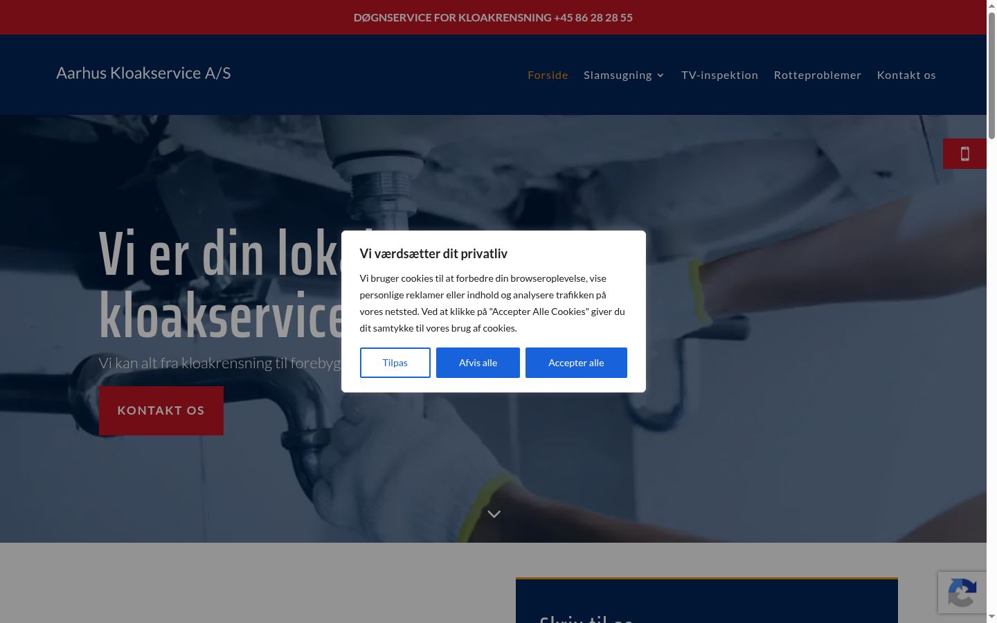 Sutikimo reklamjuostės, rodytos prieš bet kokią sąveiką, ekrano kopija