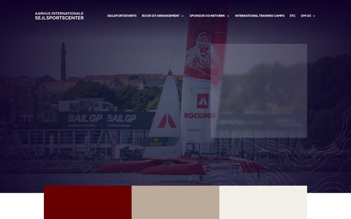 Screenshot of aarhussejlsportscenter.dk