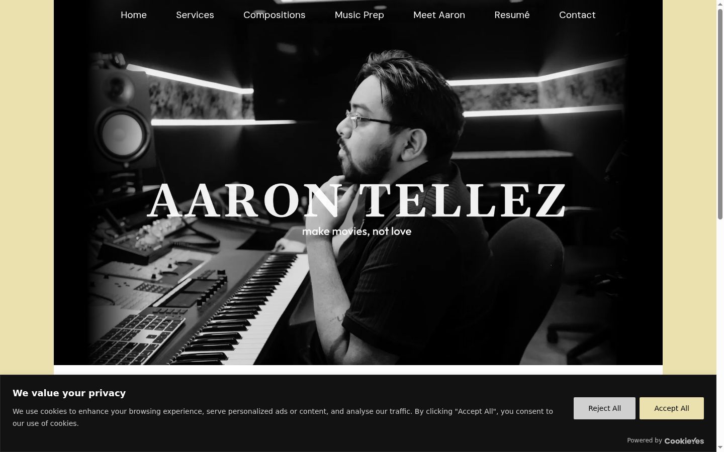 Screenshot tal-banner tal-kunsens muri qabel kwalunkwe interazzjoni
