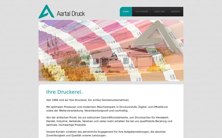 Screenshot ta' aartaldruck.de