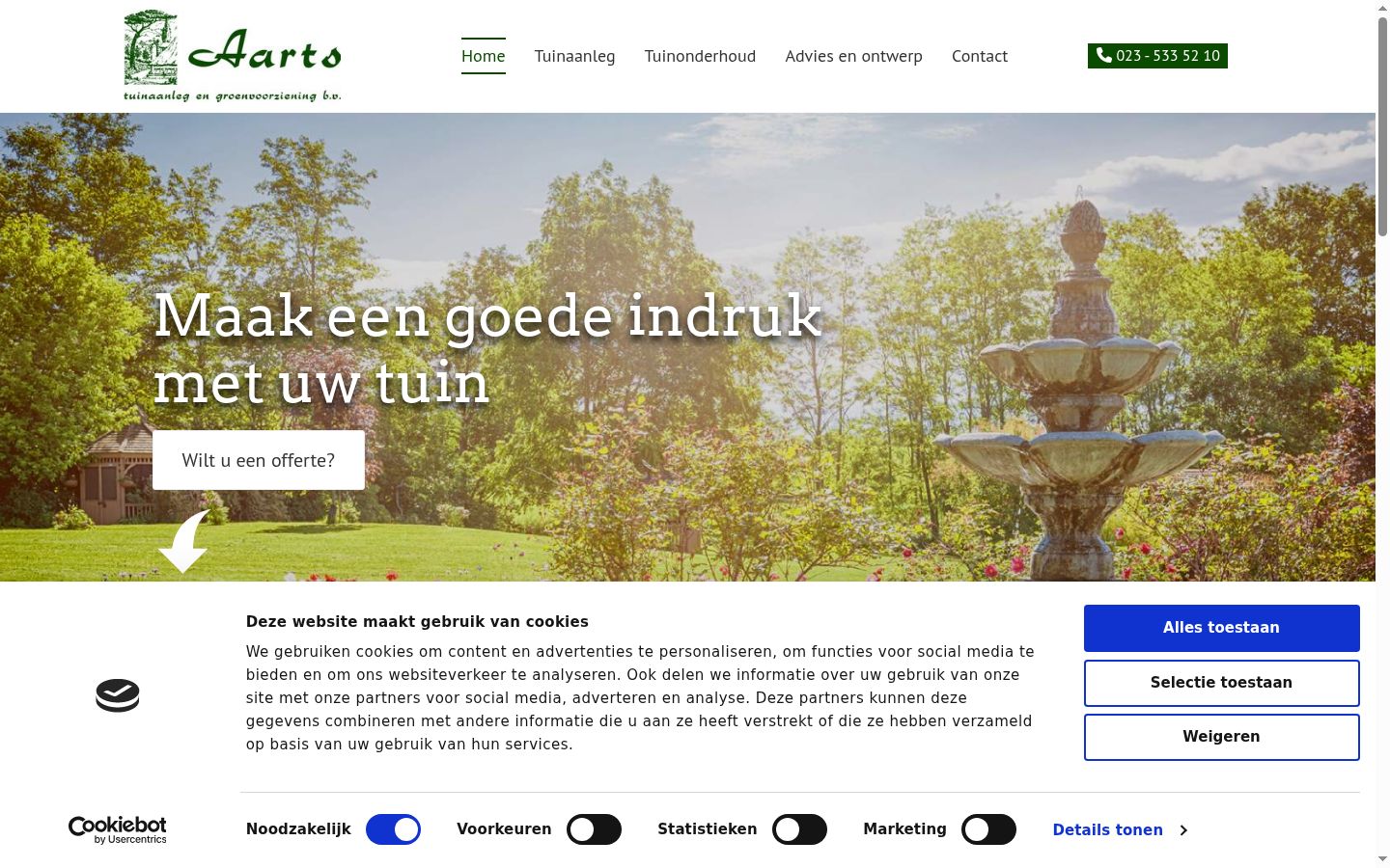 Screenshot tal-banner tal-kunsens muri qabel kwalunkwe interazzjoni