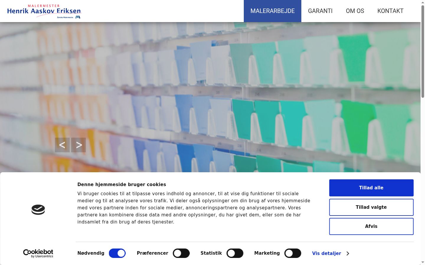 Screenshot tal-banner tal-kunsens muri qabel kwalunkwe interazzjoni