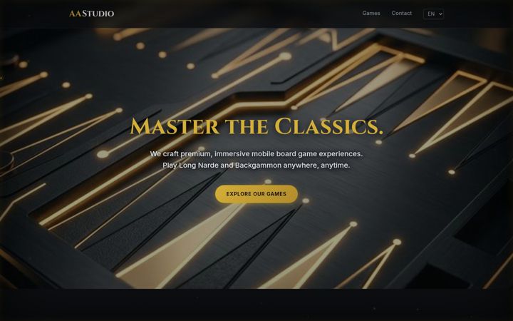 Screenshot of aastudio.org