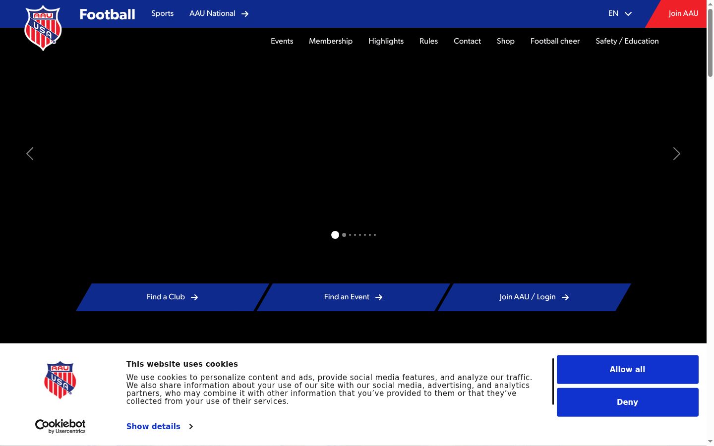 Screenshot tal-banner tal-kunsens muri qabel kwalunkwe interazzjoni