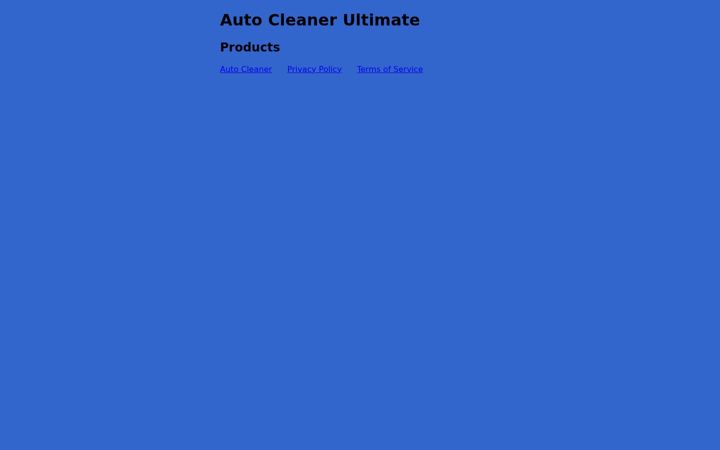Screenshot of aautocleaner.com