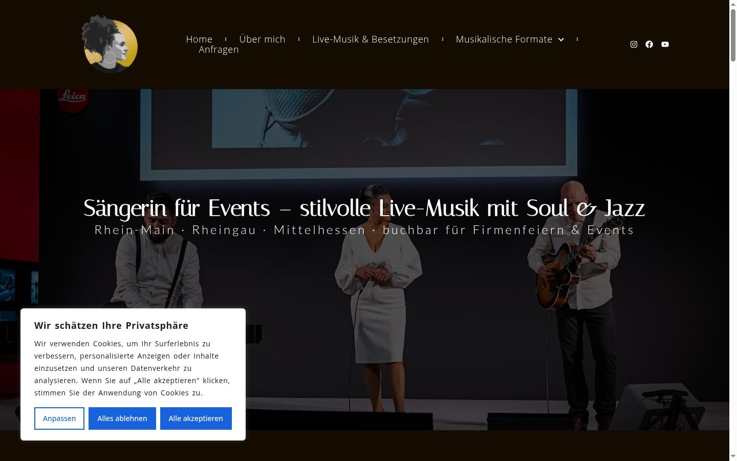 Screenshot van de toestemmingsbanner zoals getoond vóór enige interactie