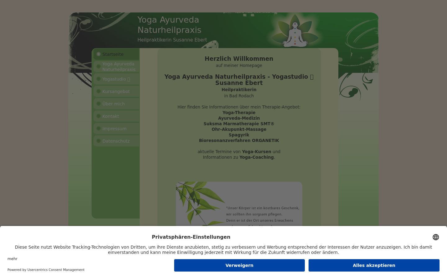 Screenshot van de toestemmingsbanner zoals getoond vóór enige interactie