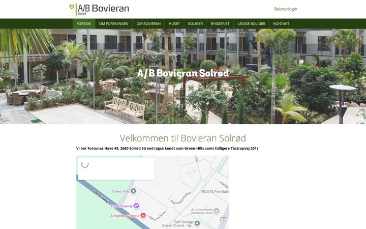 Screenshot of ab-bovieransolroed.dk