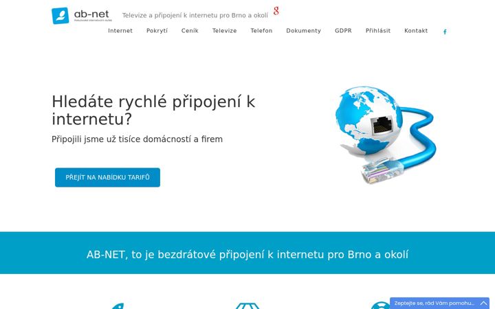 Screenshot of ab-net.cz