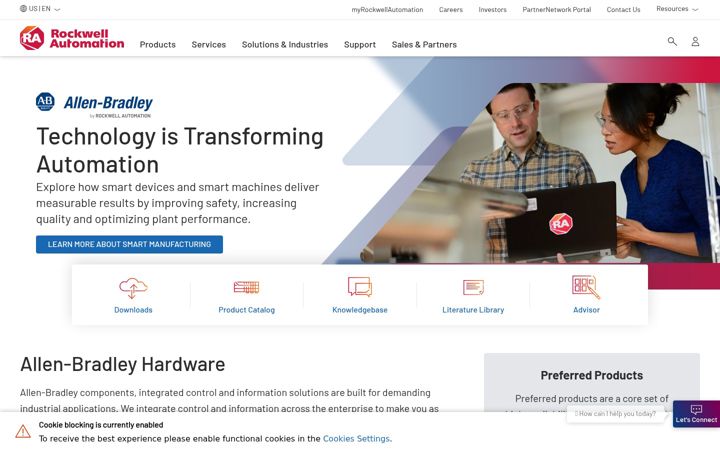 Screenshot of ab.com