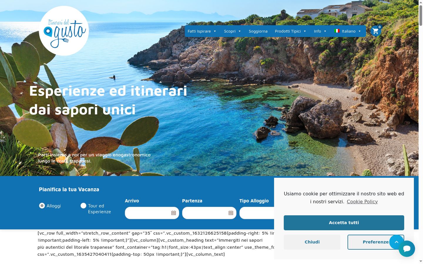 Screenshot van de toestemmingsbanner zoals getoond vóór enige interactie