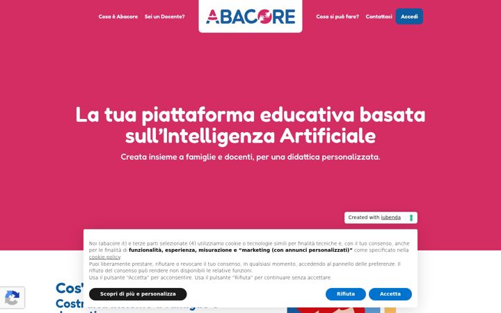 Screenshot of abacore.it