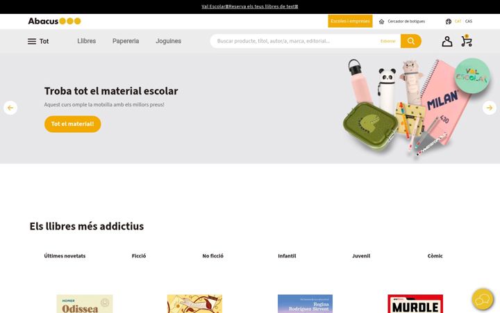 Screenshot of abacus.coop