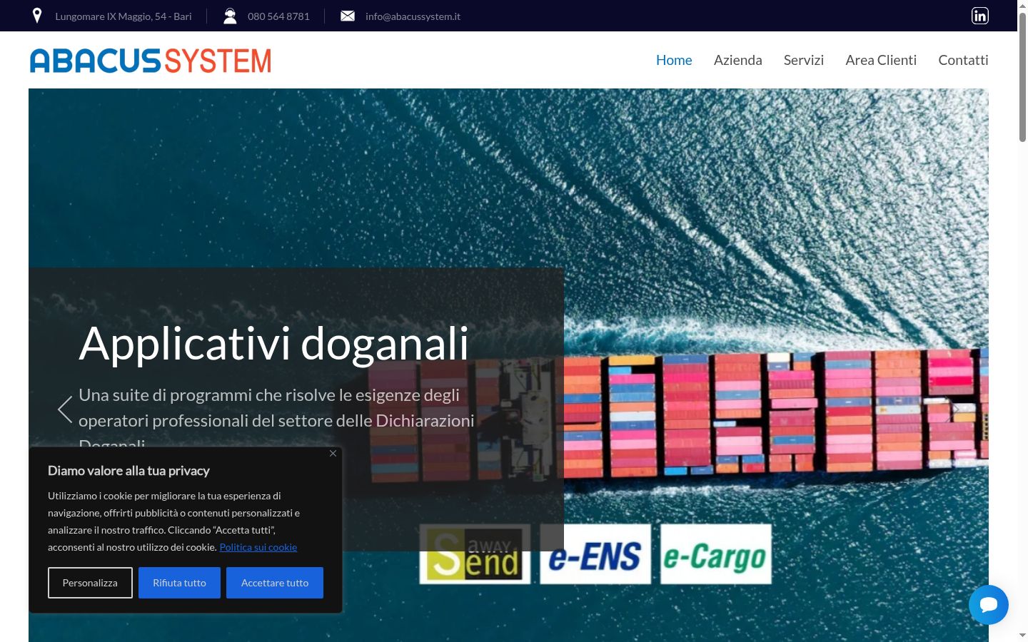 Ekrānuzņēmums ar piekrišanas baneri, kas tika rādīts pirms jebkādas mijiedarbības