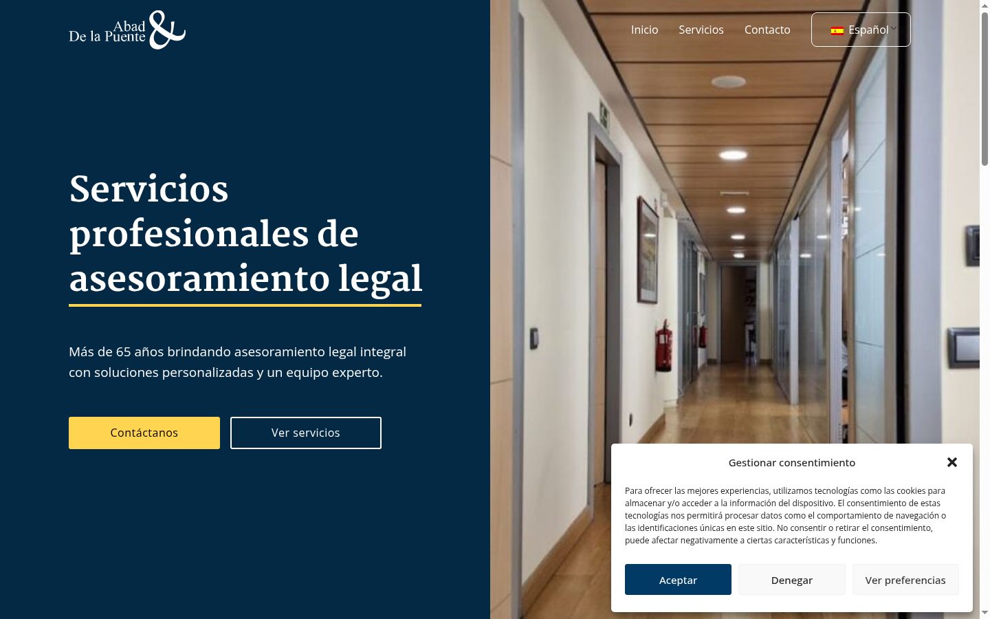 Screenshot tal-banner tal-kunsens muri qabel kwalunkwe interazzjoni