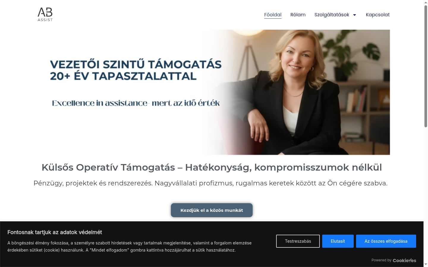 Screenshot van de toestemmingsbanner zoals getoond vóór enige interactie