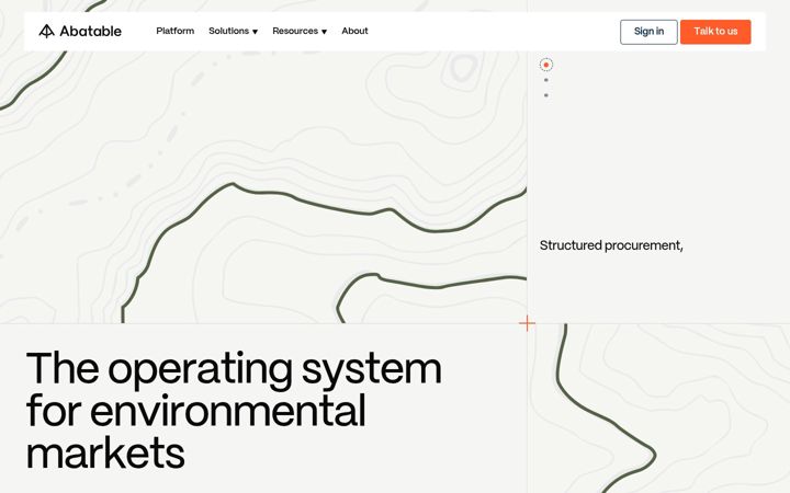 Screenshot of abatable.com