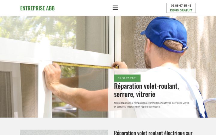 Screenshot of abb-reparations.fr