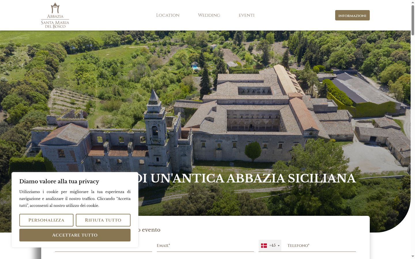Screenshot tal-banner tal-kunsens muri qabel kwalunkwe interazzjoni