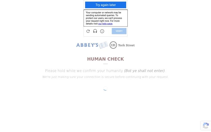 Screenshot of abbeys.com.au