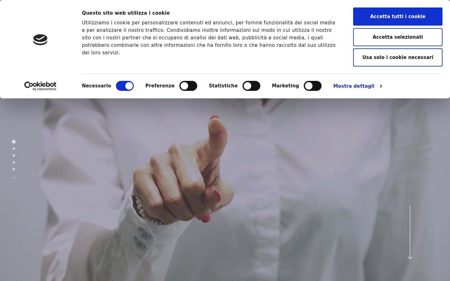 Skärmbild av samtyckesbannern som visades före någon interaktion