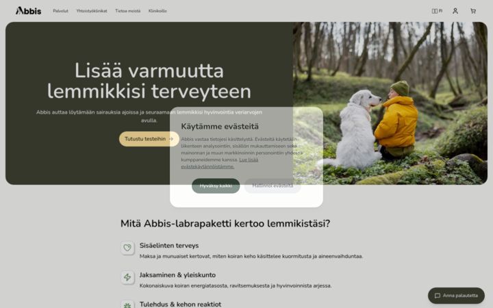 Screenshot of abbis.app