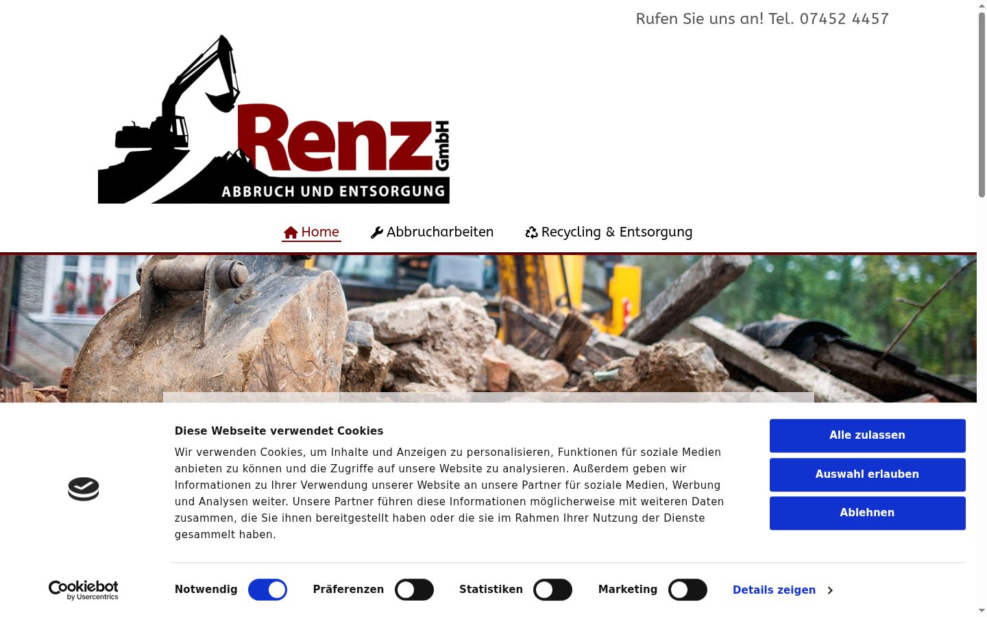 Screenshot tal-banner tal-kunsens muri qabel kwalunkwe interazzjoni