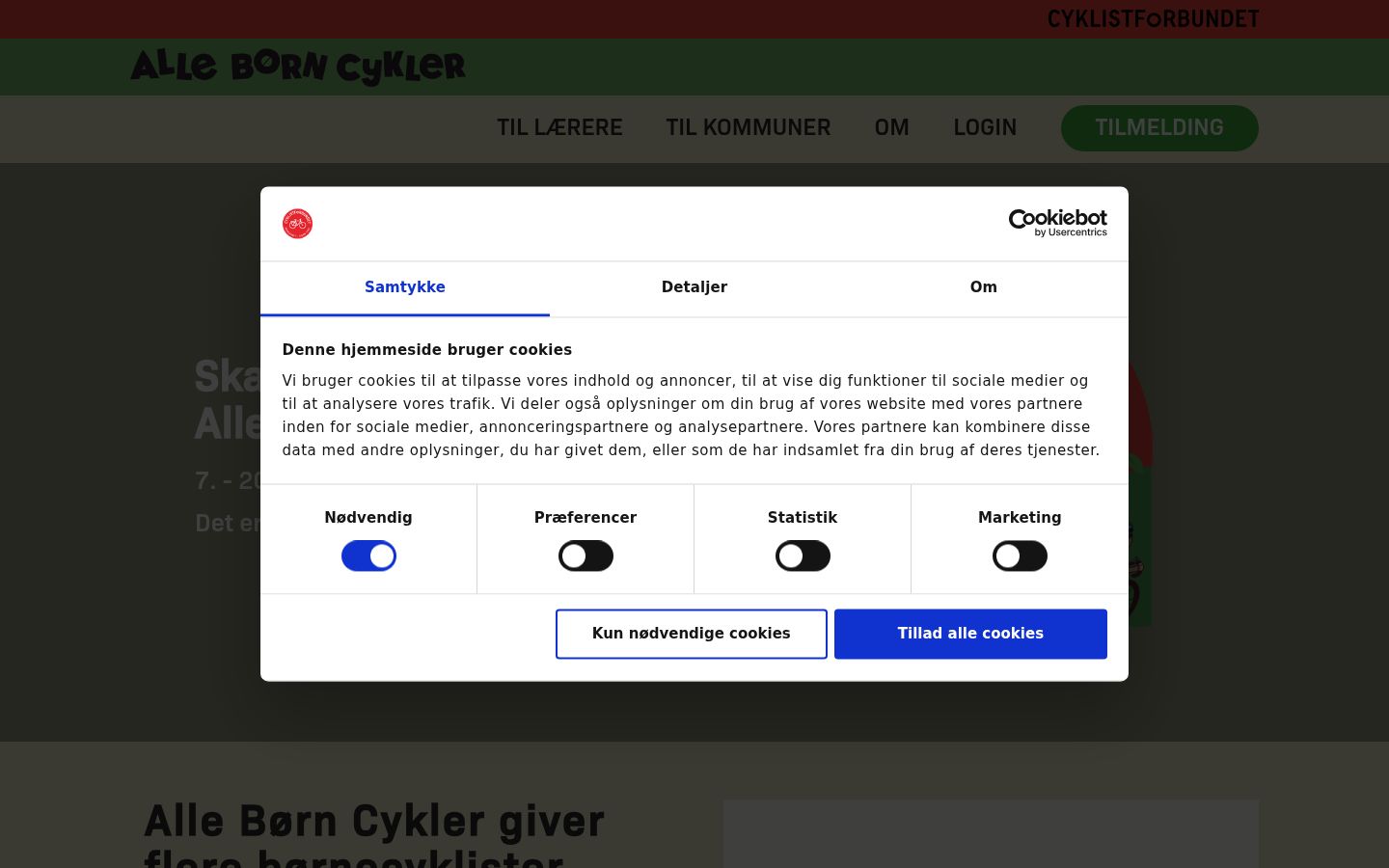 Snímka obrazovky banera súhlasu zobrazeného pred akoukoľvek interakciou