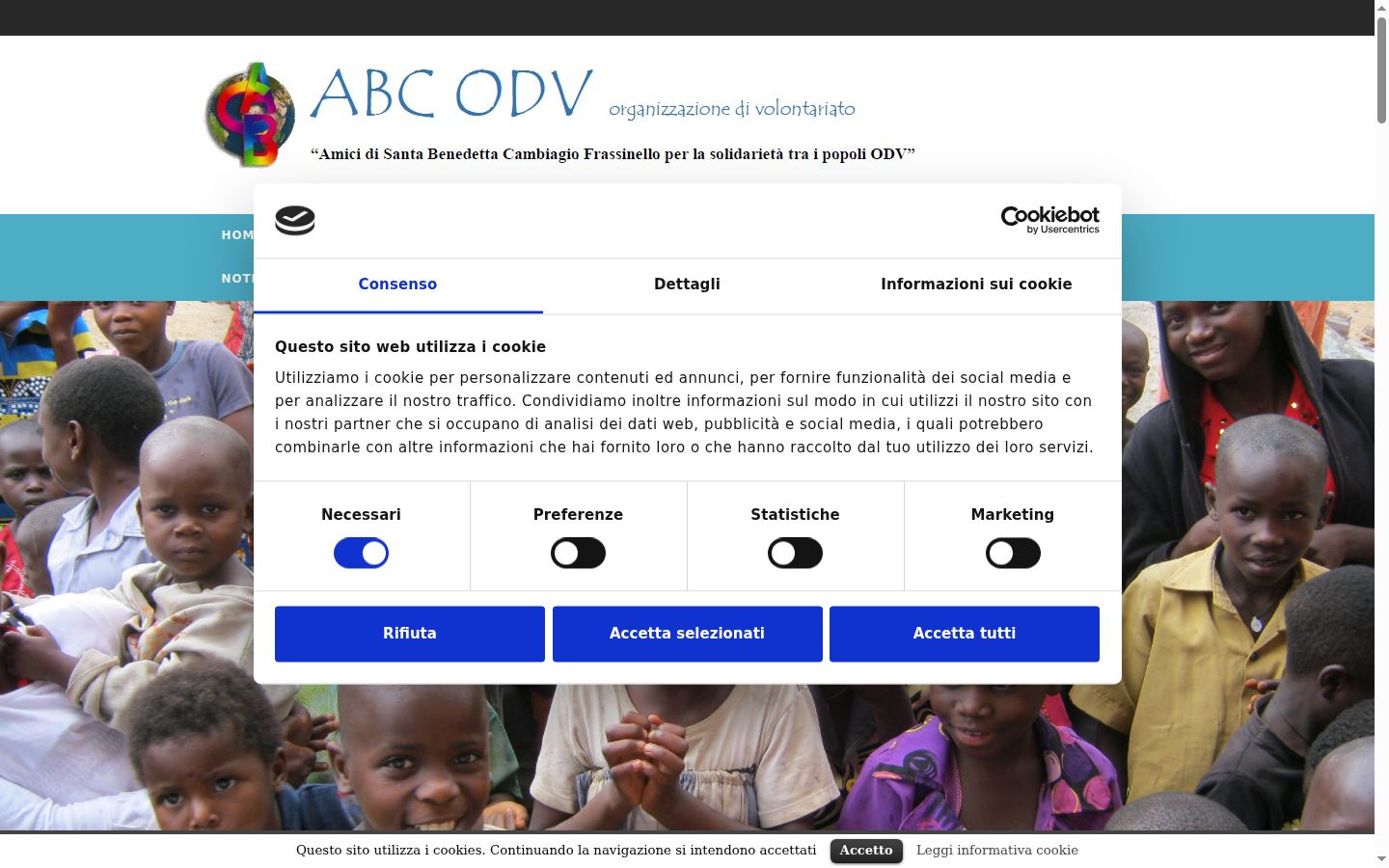 Snímka obrazovky banera súhlasu zobrazeného pred akoukoľvek interakciou