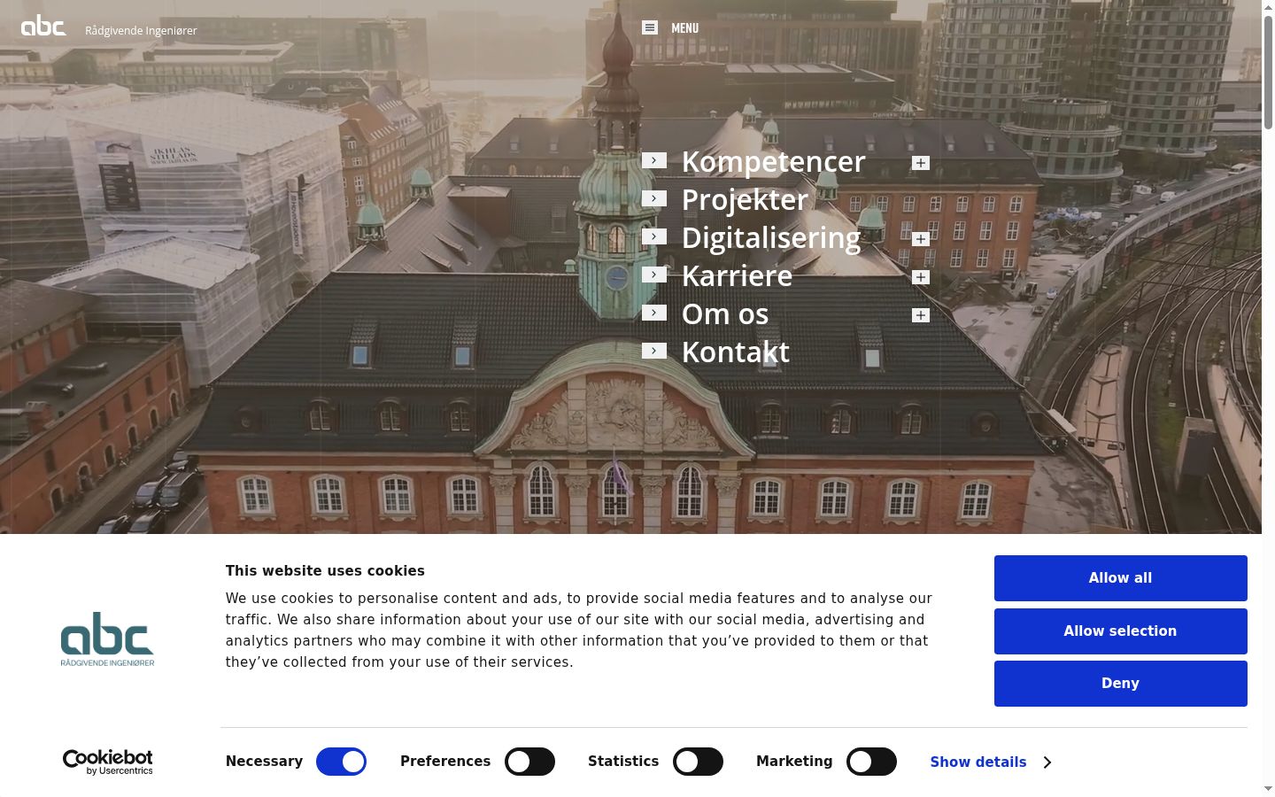 Kuvakaappaus suostumusbannerista, joka näytettiin ennen mitään vuorovaikutusta