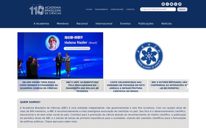 Screenshot of abc.org.br