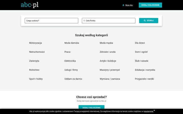 Screenshot of abc.pl